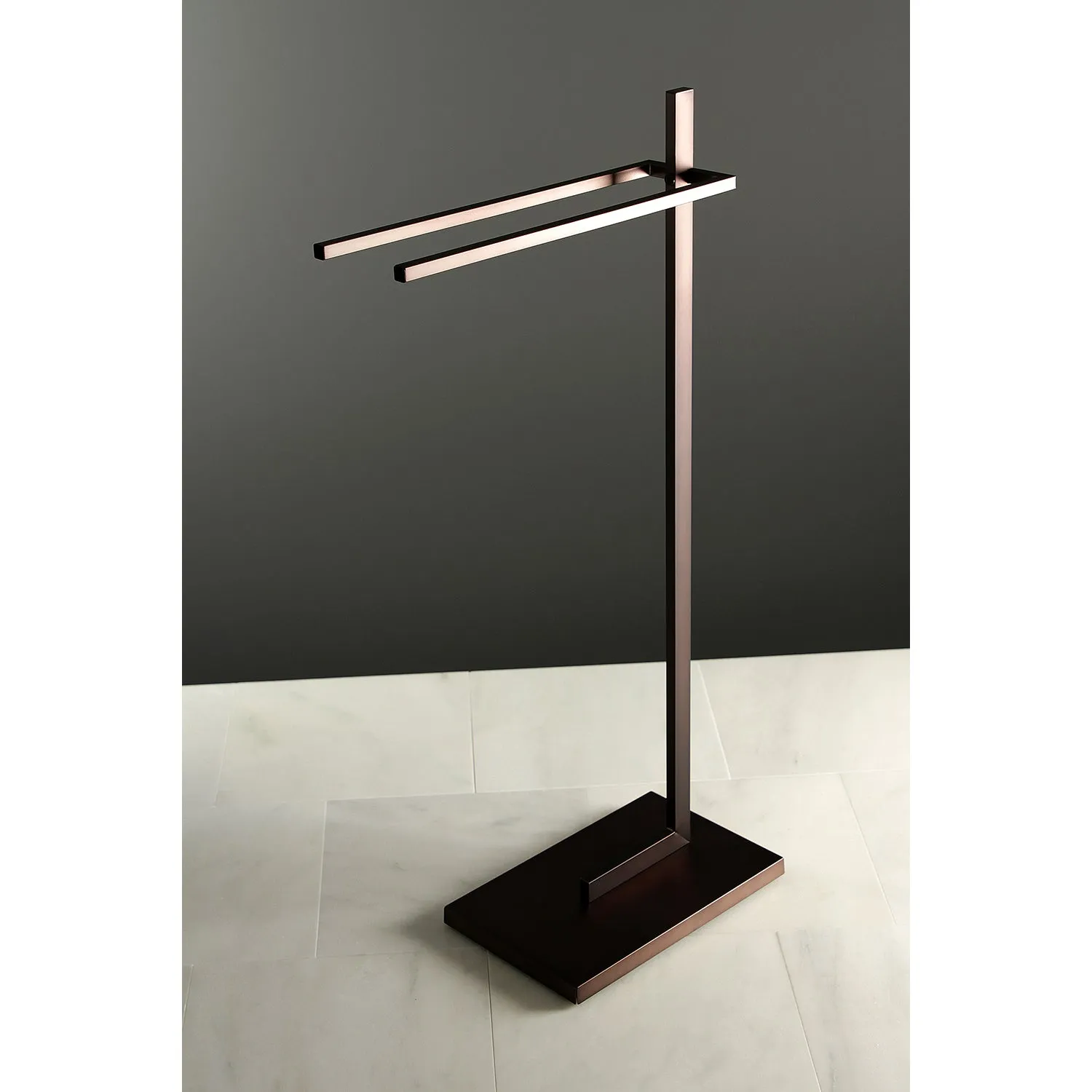 Kingston Brass Edenscape Pedestal Dual Towel Rack