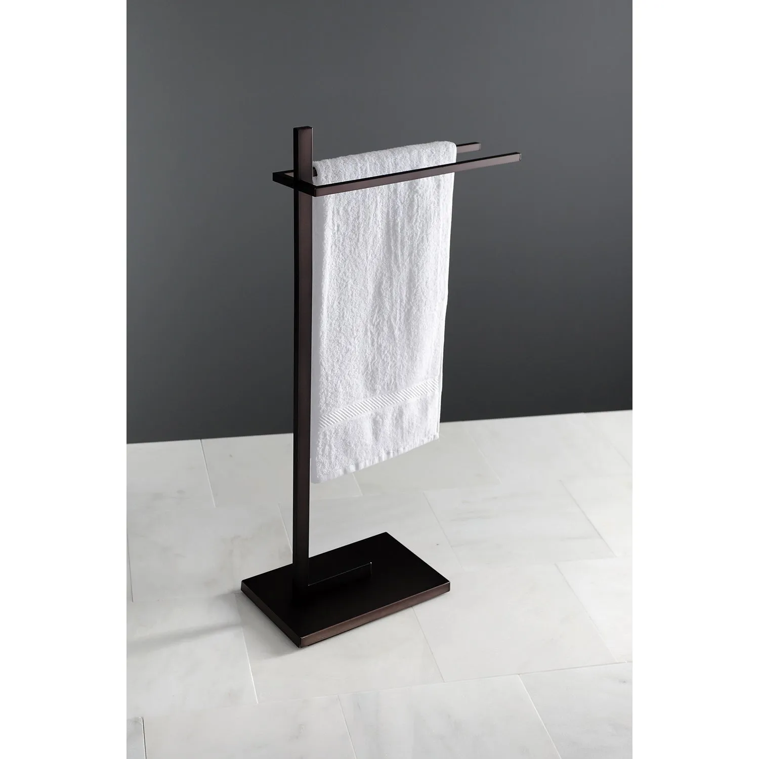 Kingston Brass Edenscape Pedestal Dual Towel Rack