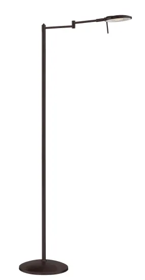 LED Floor Lamp from the Dessau Collection in Bronze Finish by Arnsberg