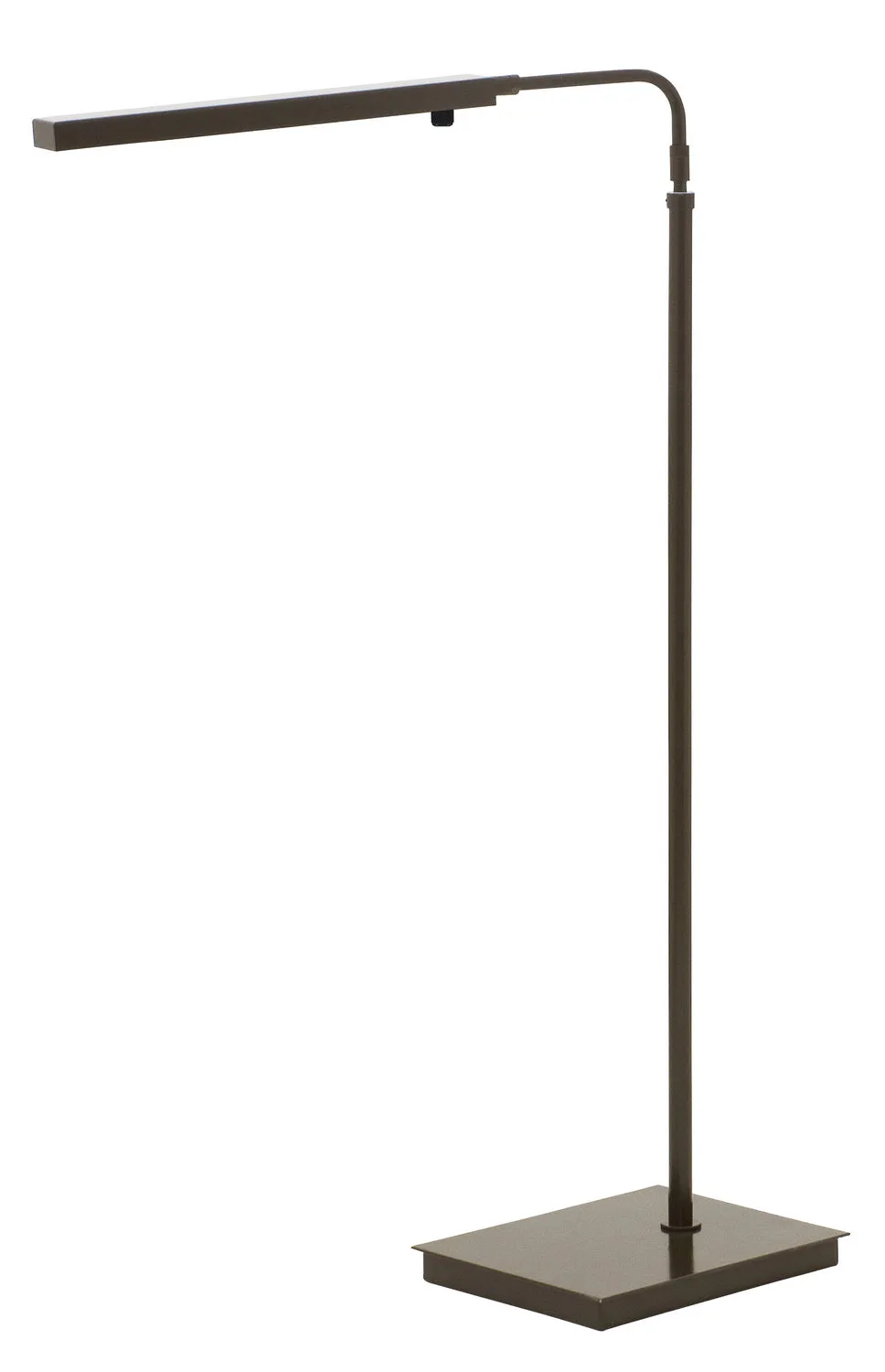 LED Floor Lamp from the Horizon Task Collection in Architectural Bronze Finish by House of Troy