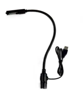 Littlite 12X-LED-NA-USB NA-USB Series LED Gooseneck Console Light, 12''