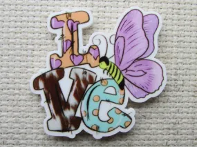 Love Butterflies Needle Minder, Cover Minder, Magnet