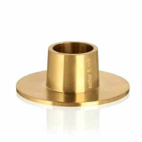 Matte Gold Candle Holder