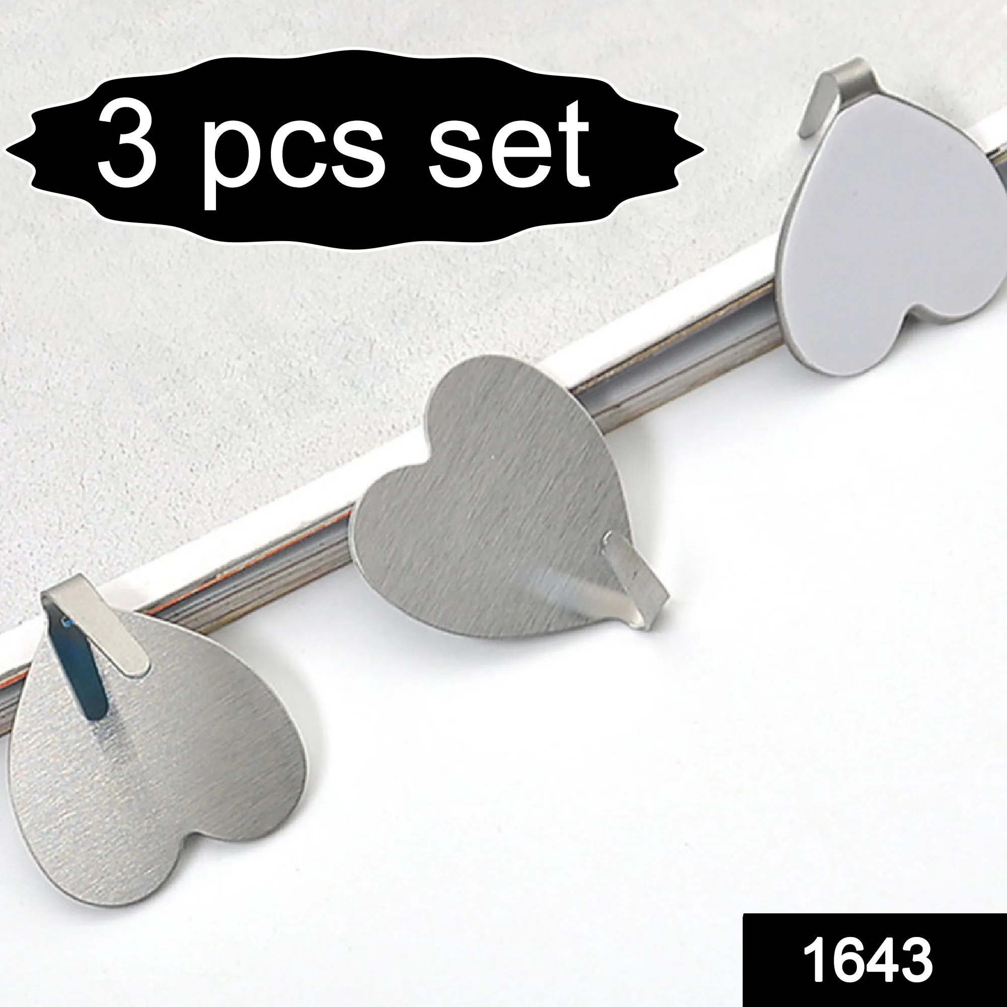 Multipurpose Stainless Steel Adhesive Hooks