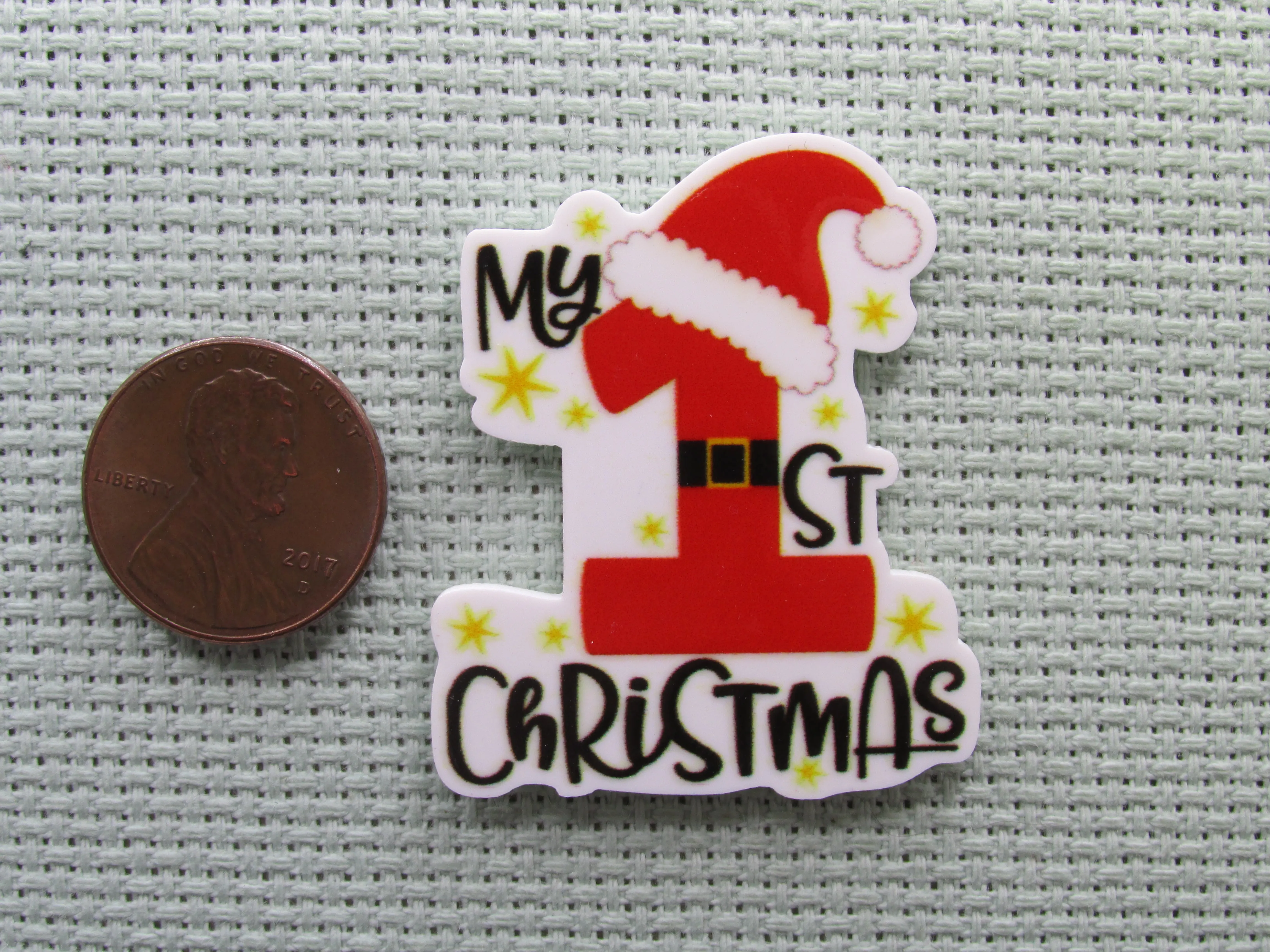 My 1st Christmas Needle Minder, Cover Minder, Magnet