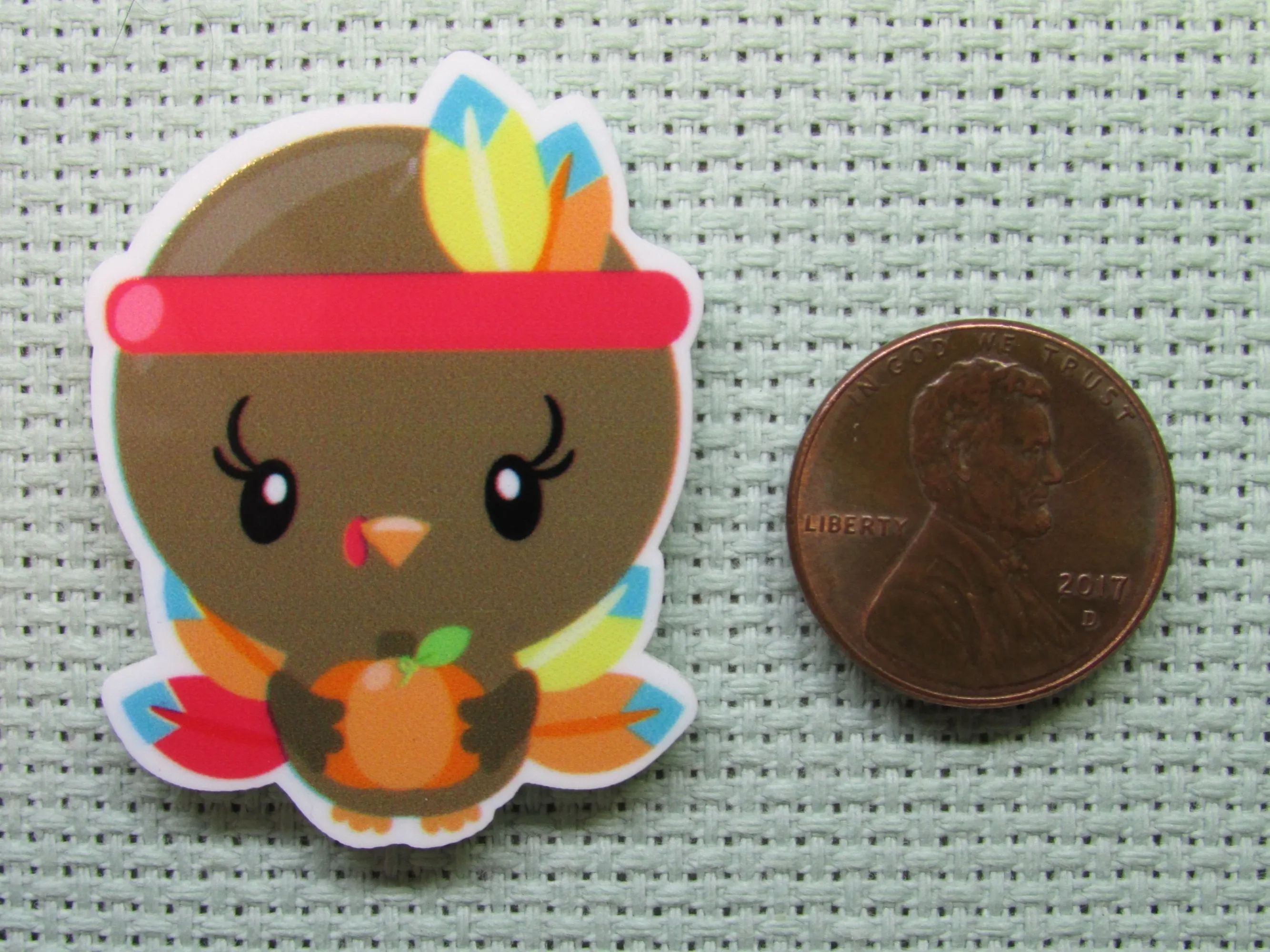 Native American Turkey Needle Minder, Cover Minder, Magnet