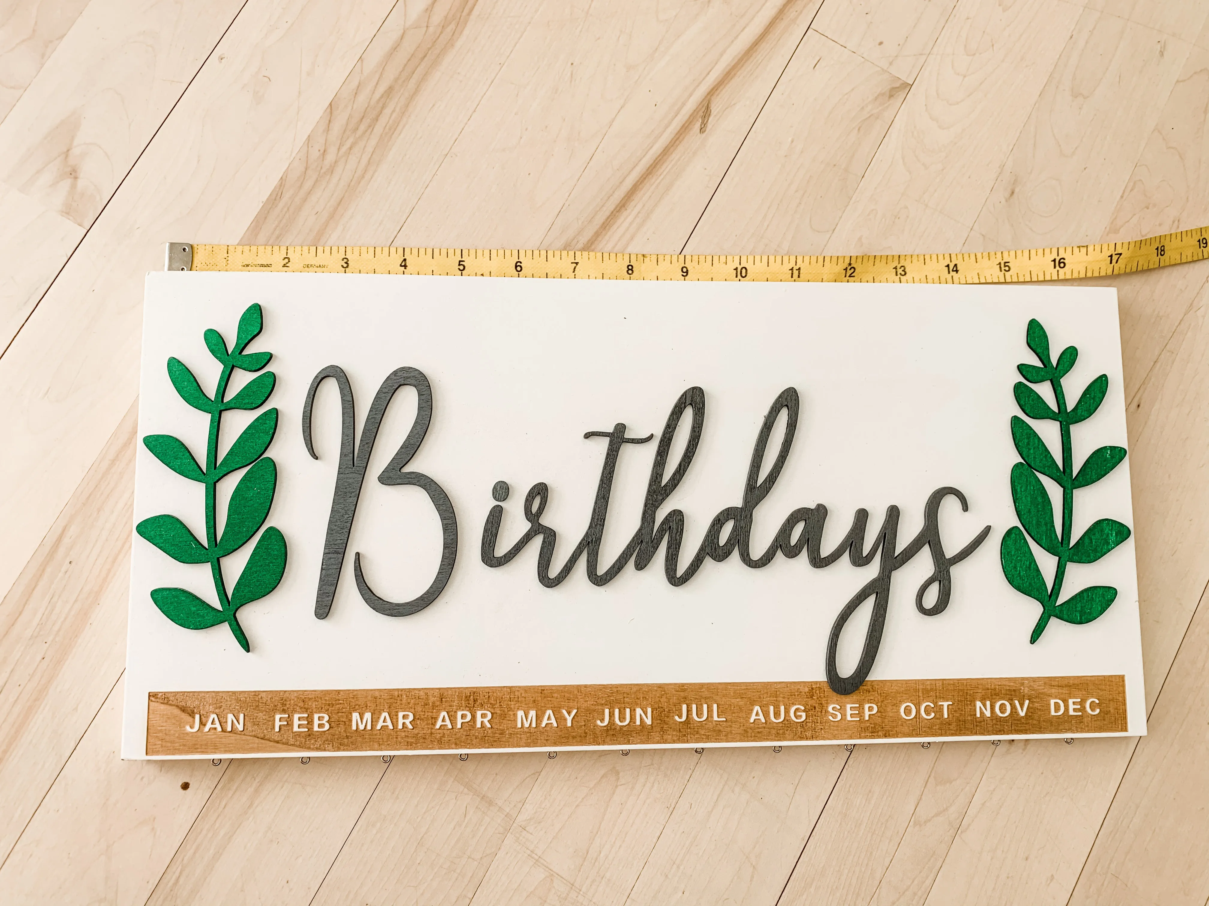 Never-Forget Birthday Reminder Calendar Board