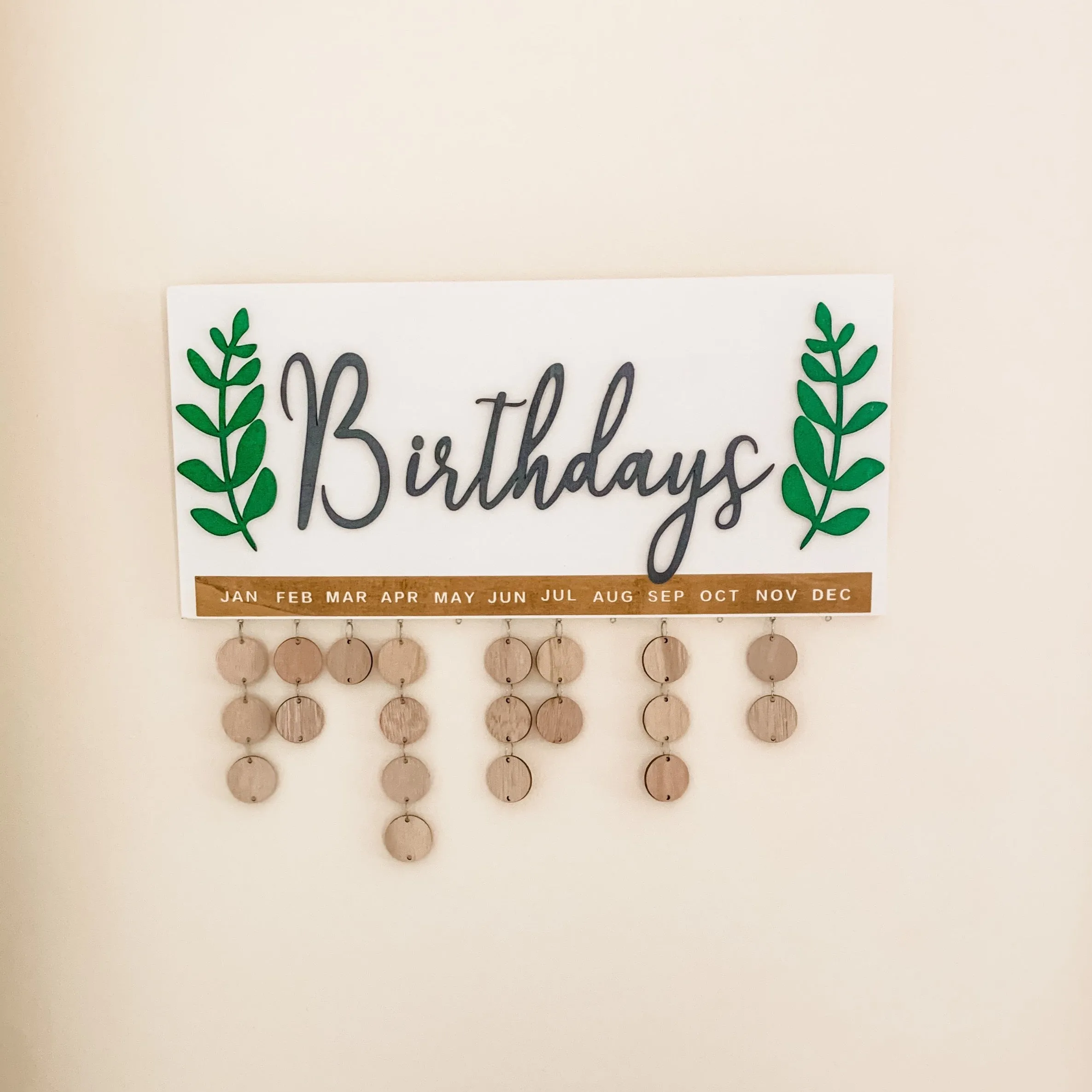 Never-Forget Birthday Reminder Calendar Board