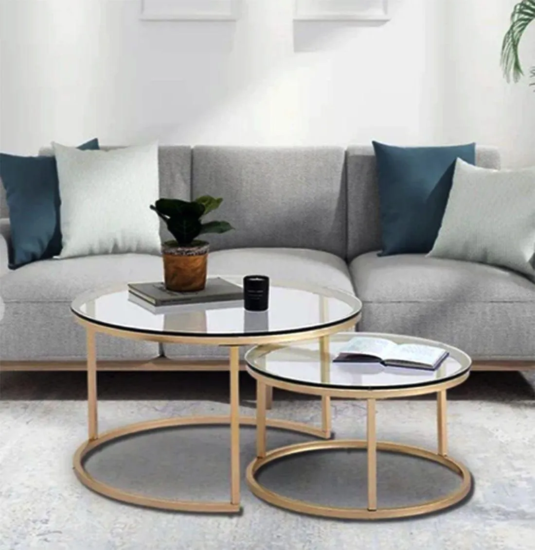 NORDIC NESTING COFFEE TABLE SET OF 2