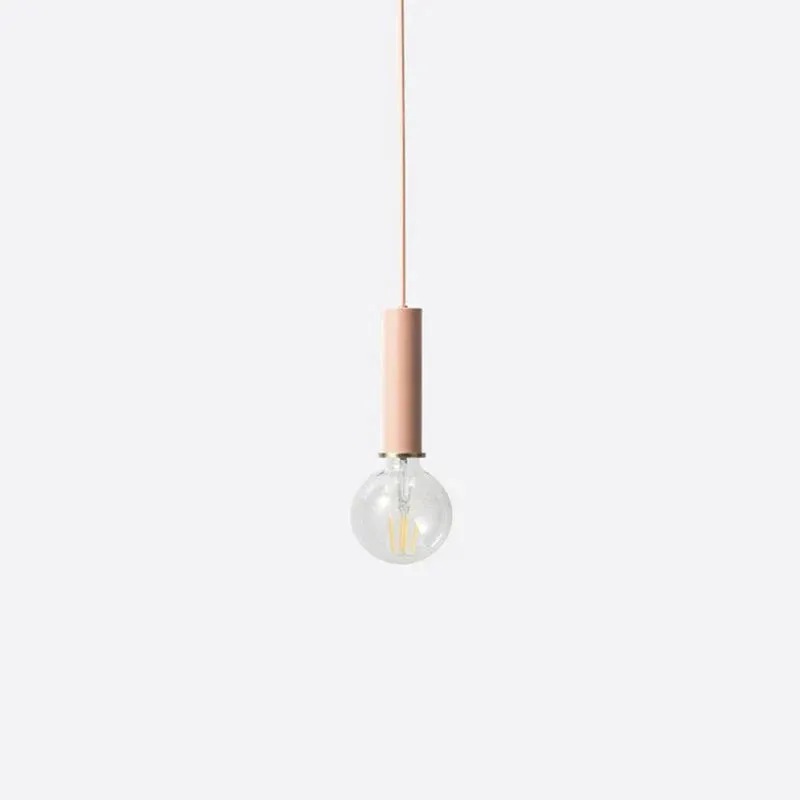 Nordic Simple Pendant Lights Suspension Aluminum Tube E27 Lamps Holder Dining Table Kitchen Bedside Wall Decorate