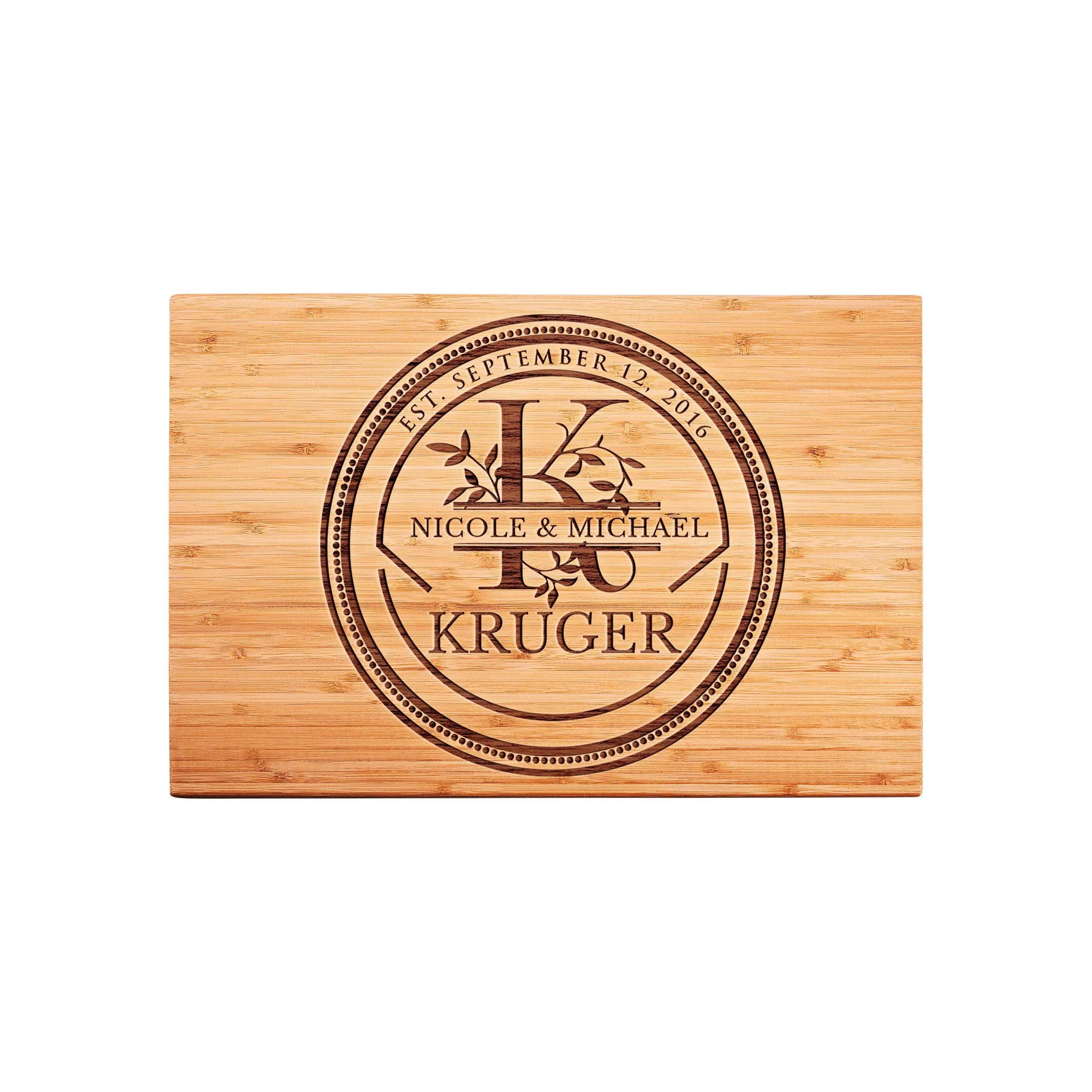 Personalized Cutting Board for Couples, Christmas Gifts for New Home