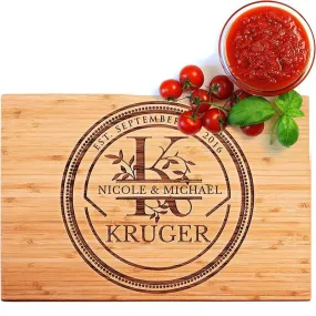 Personalized Cutting Board for Couples, Christmas Gifts for New Home