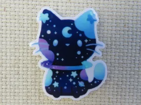 Planetary Blue Cat Needle Minder, Cover Minder, Magnet