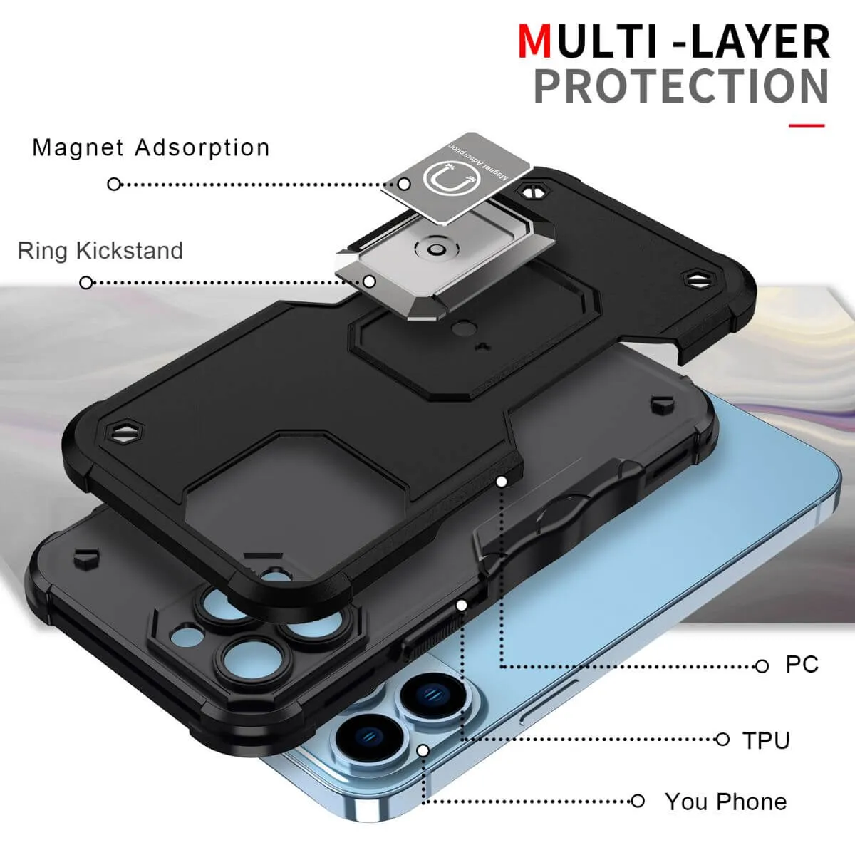 Pop Stand Series iPhone 13 Pro/13 Pro Max Magnetic Case with Stand