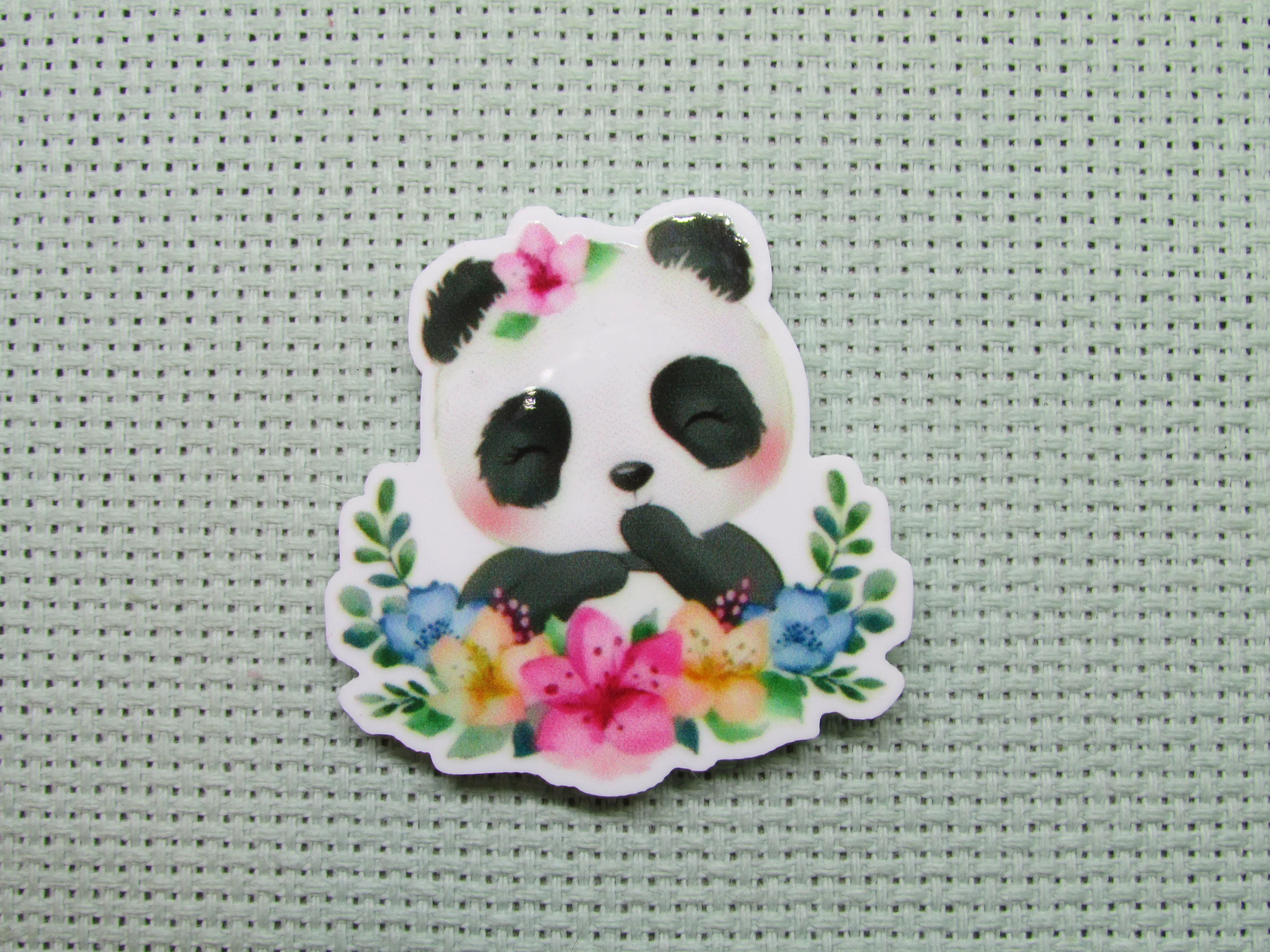 Pretty Panda Needle Minder, Cover Minder, Magnet LAST ONE!