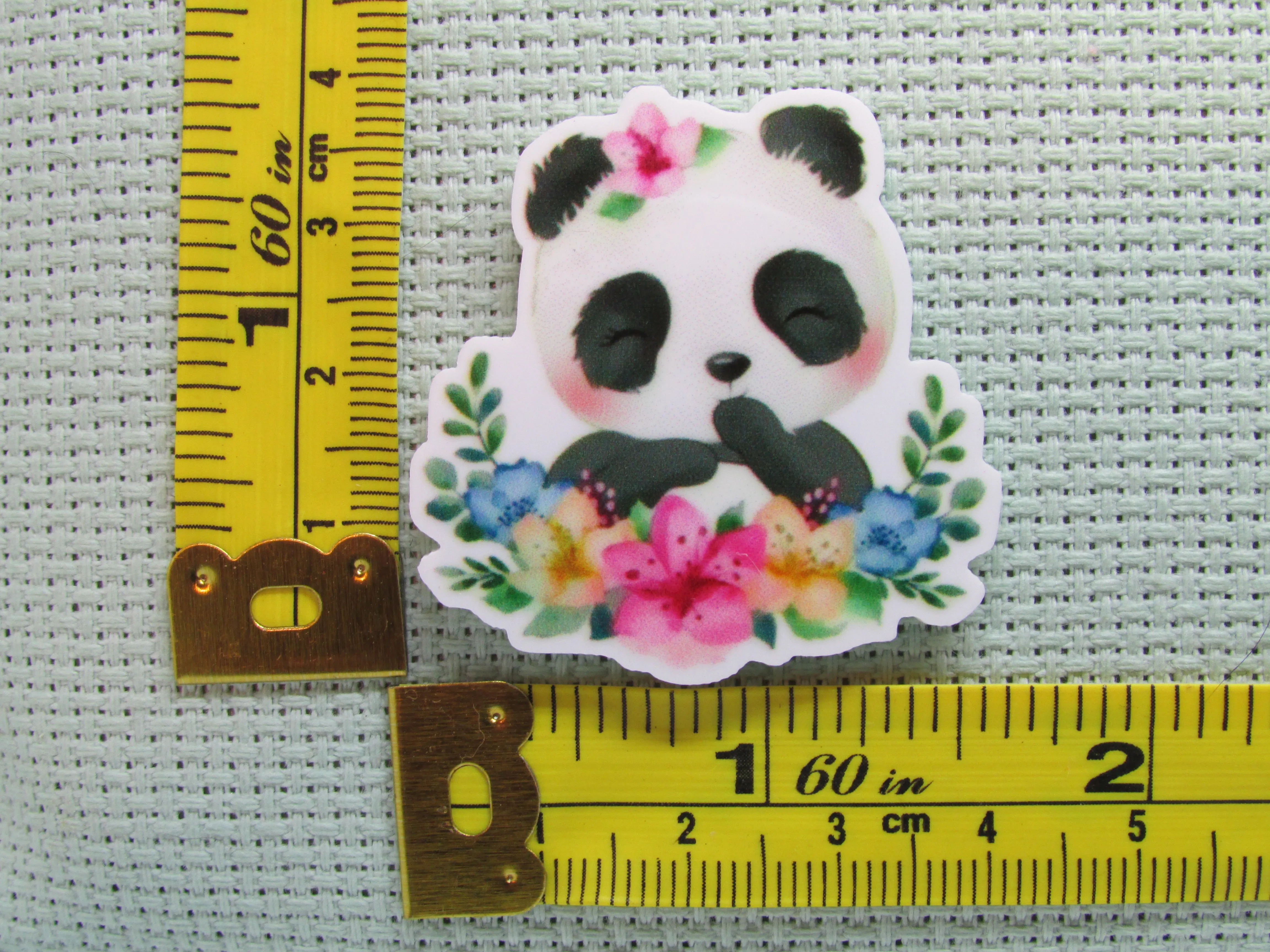 Pretty Panda Needle Minder, Cover Minder, Magnet LAST ONE!