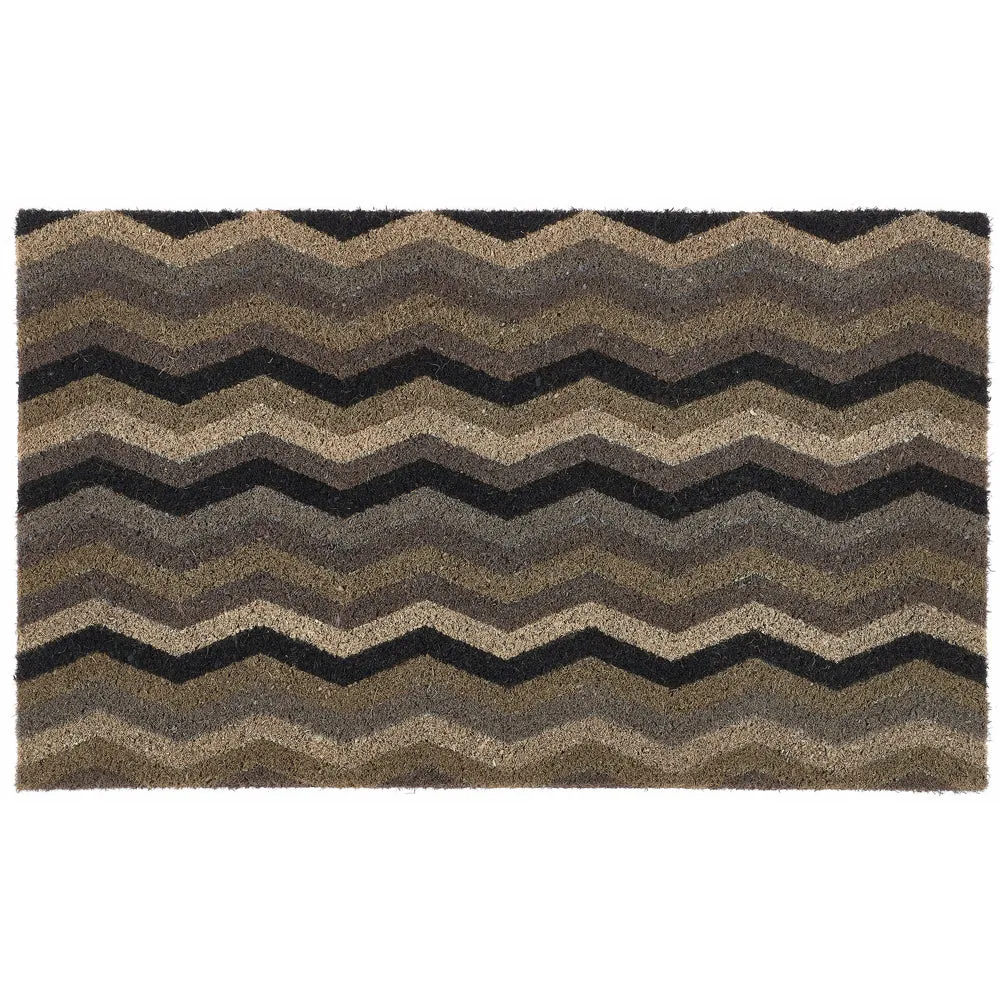 Printed Coir Ocean Zigzag