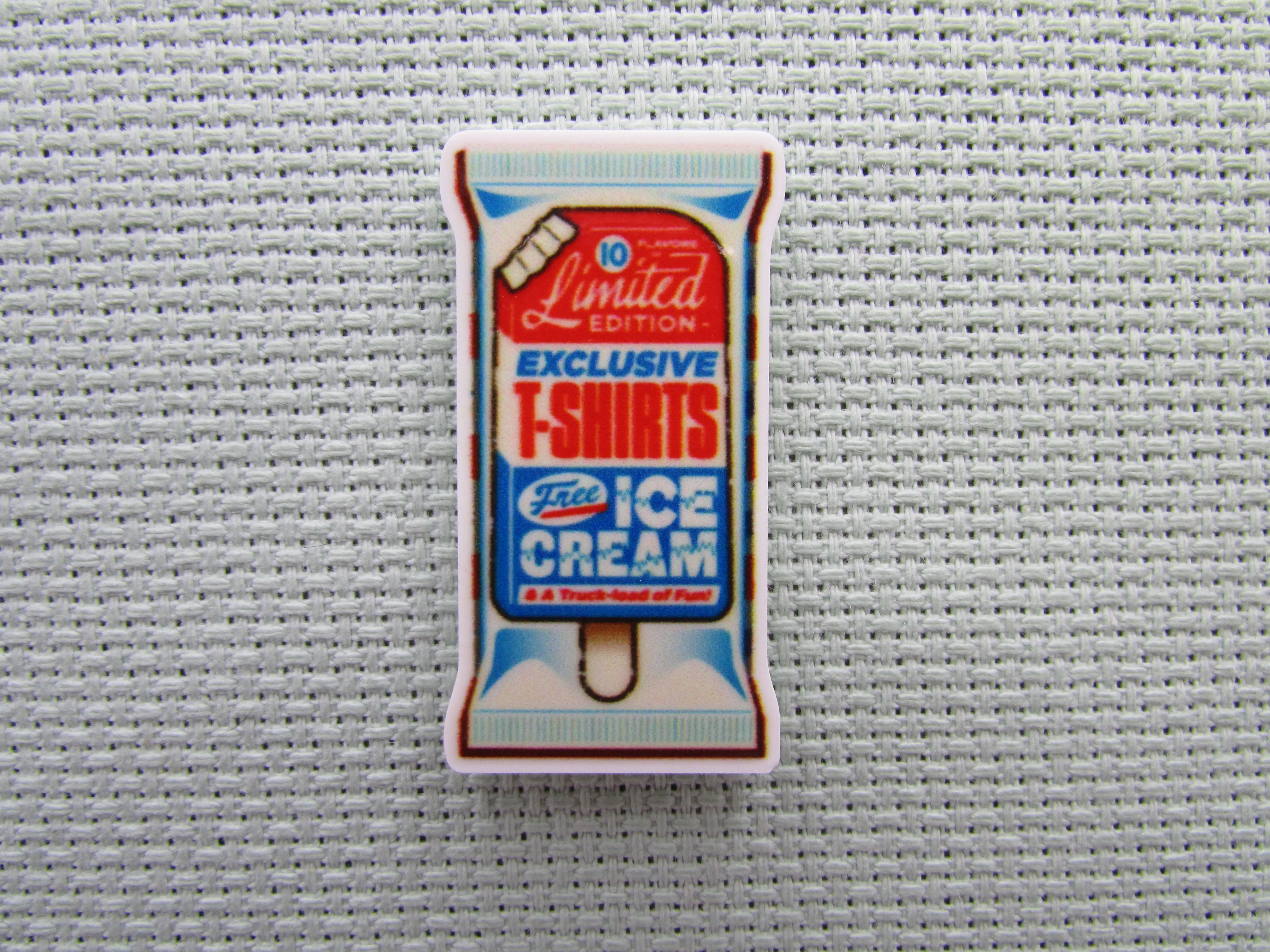 Red White and Blue Ice Cream Bar Needle Minder, Cover Minder, Magnet