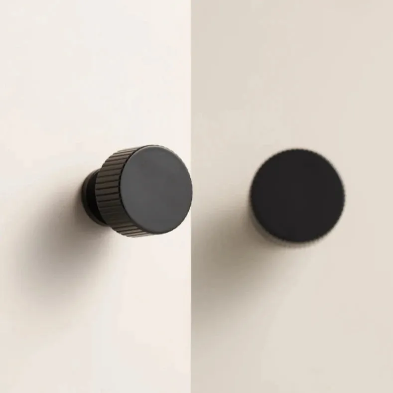 Ripple Texture Brass Knob