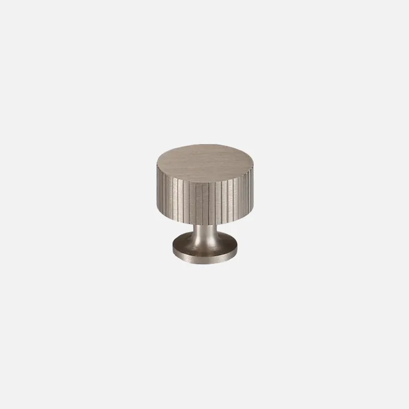 Ripple Texture Brass Knob