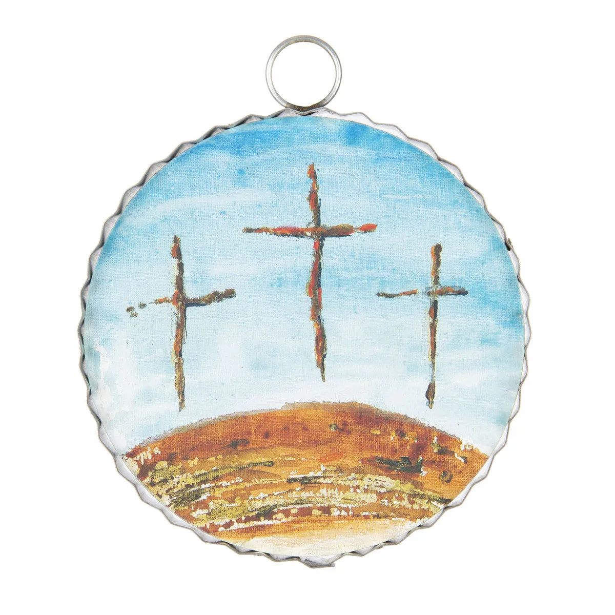 RTC Mini Gallery Charm - Three Crosses