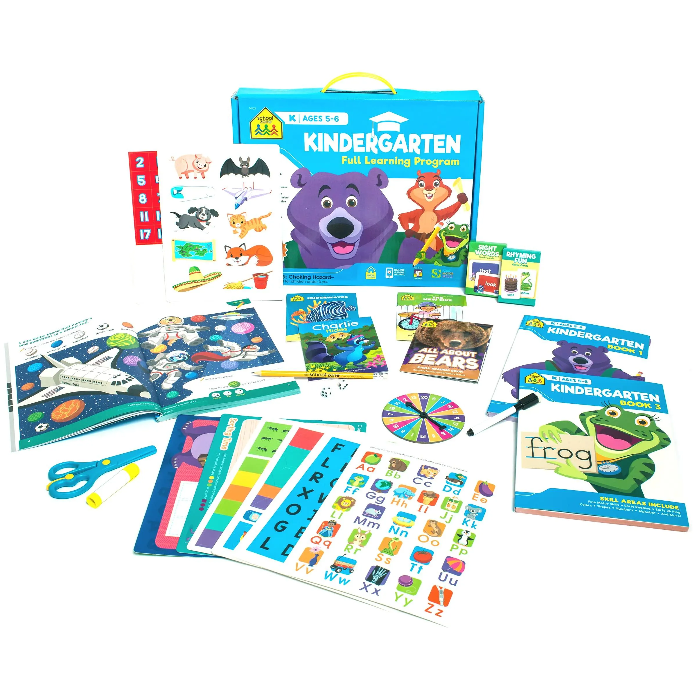 School Zone - Kindergarten Full Learning Program - Boxset Age 5-6