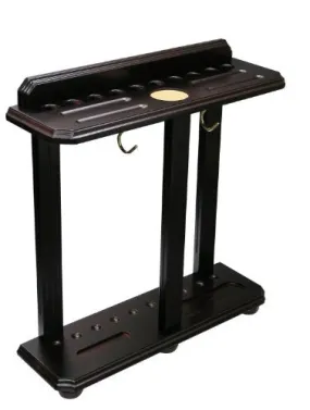 Signature Traditional Billiard Cue Stand (Mahogany)