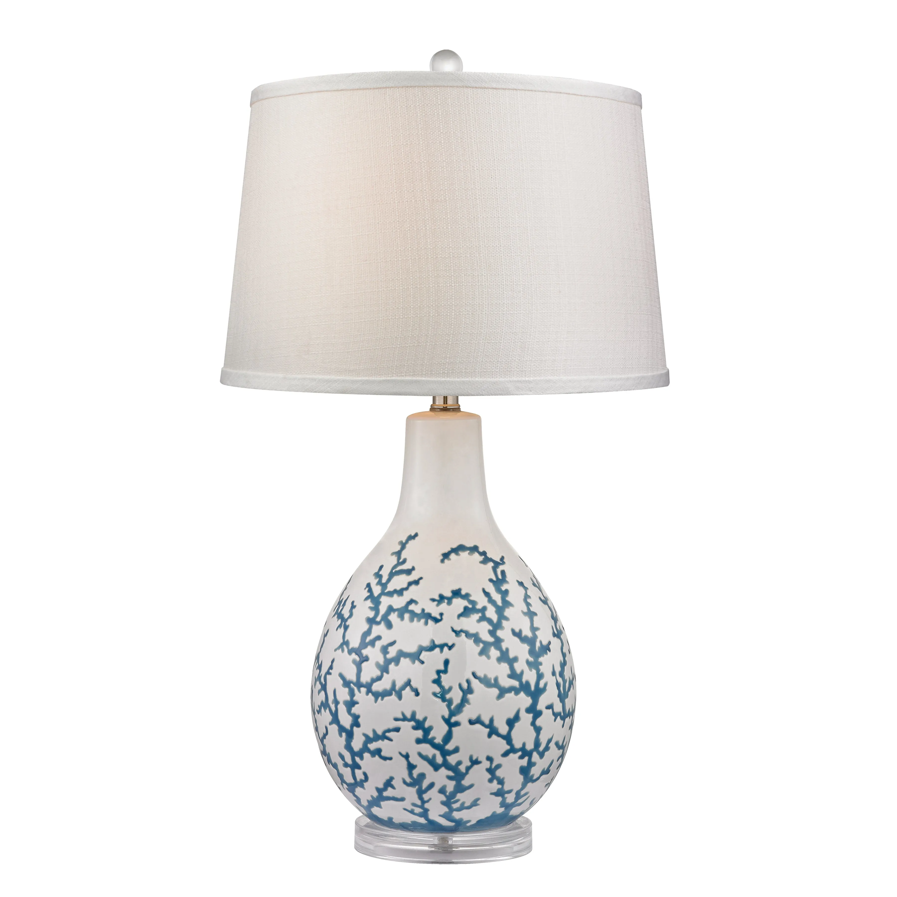 Sixpenny 27" Table Lamp in Pale Blue