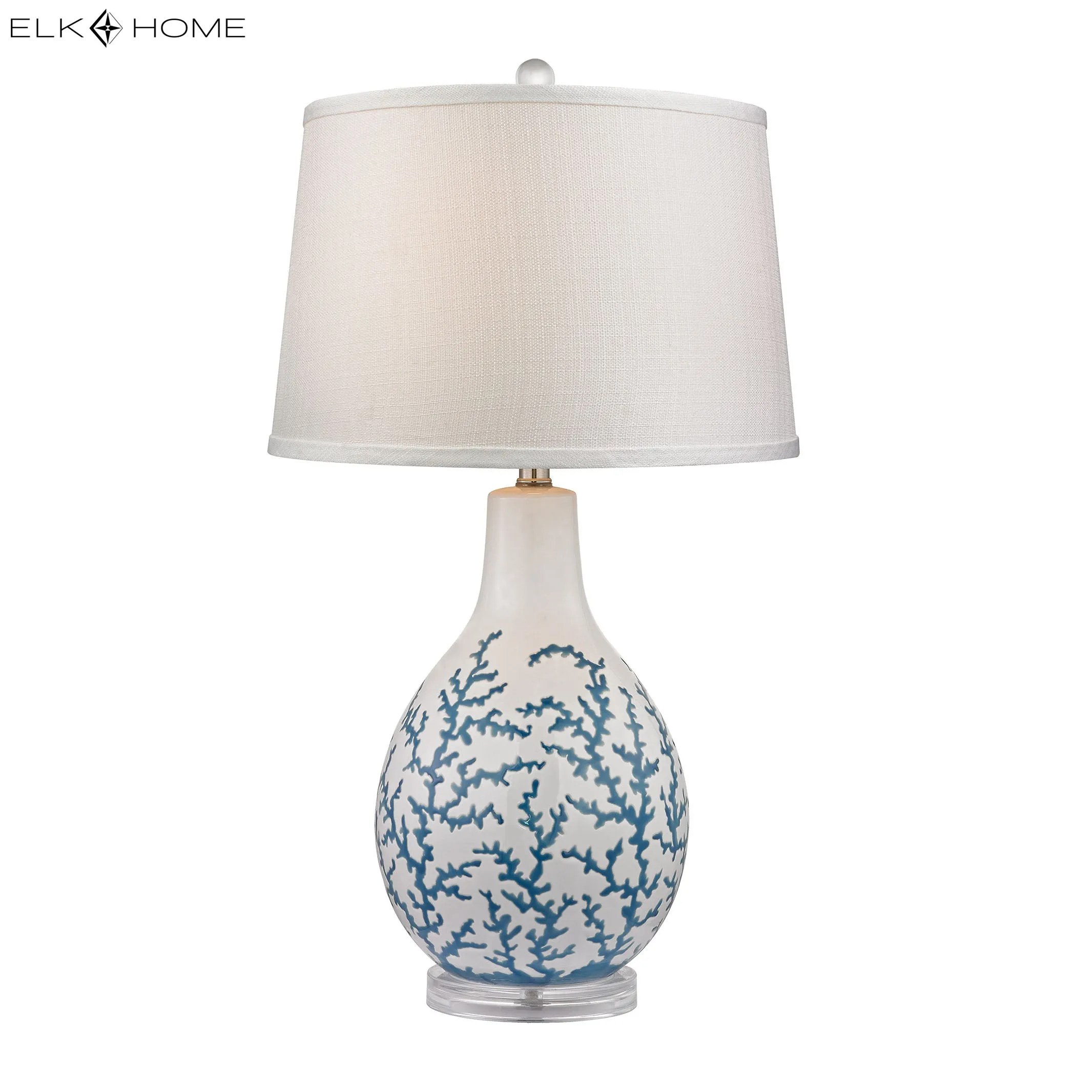 Sixpenny 27" Table Lamp in Pale Blue