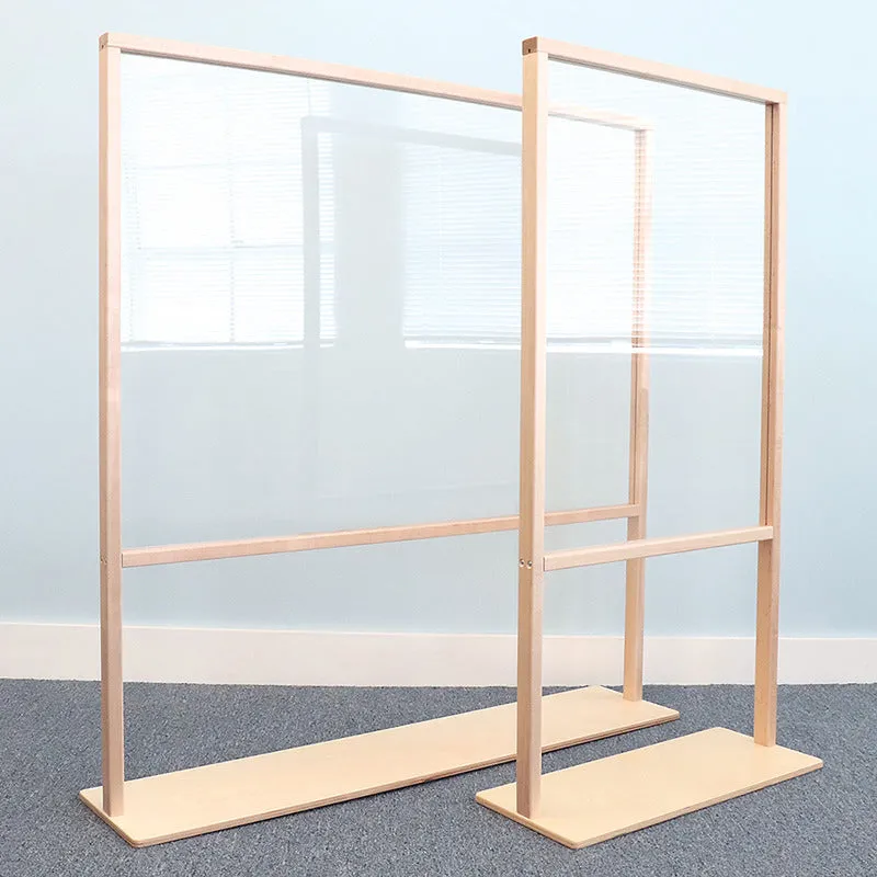 Small Floor Standing Acrylic Partition