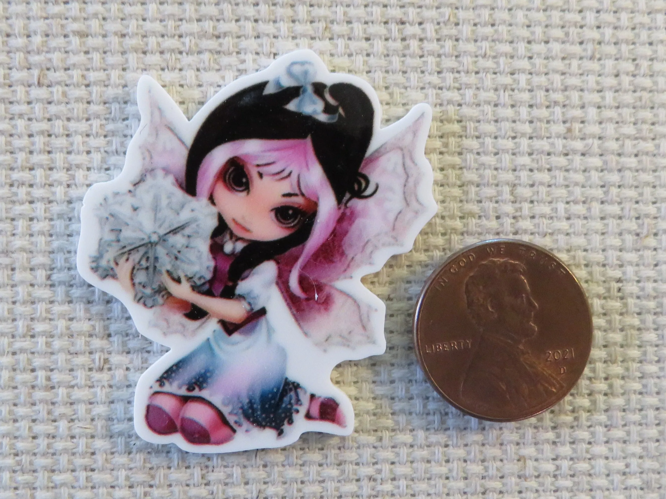 Snow Fairy Needle Minder, Cover Minder, Magnet