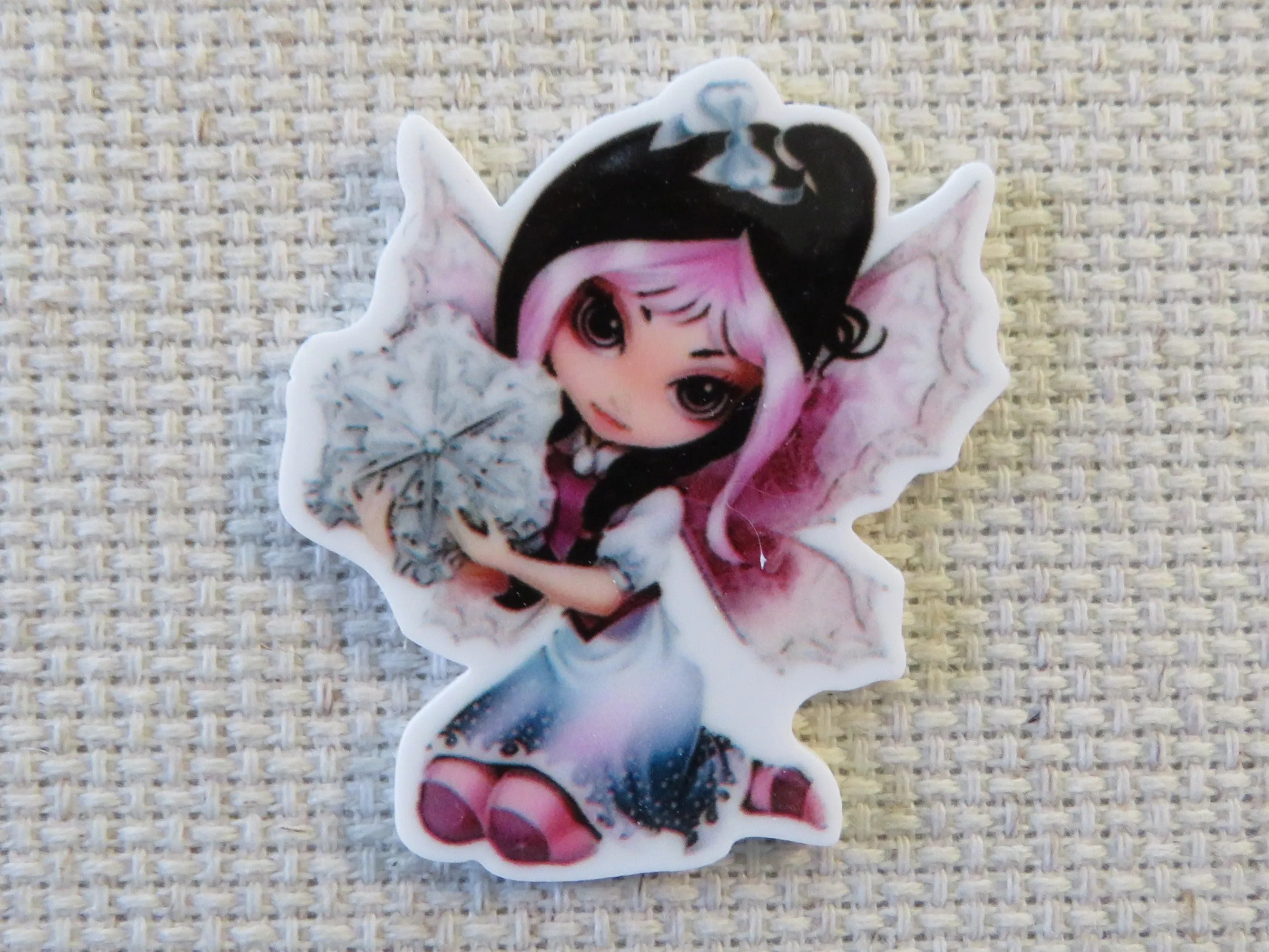 Snow Fairy Needle Minder, Cover Minder, Magnet