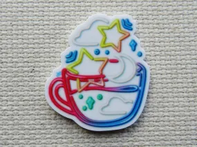 Stary Teacup Needle Minder, Cover Minder, Magnet