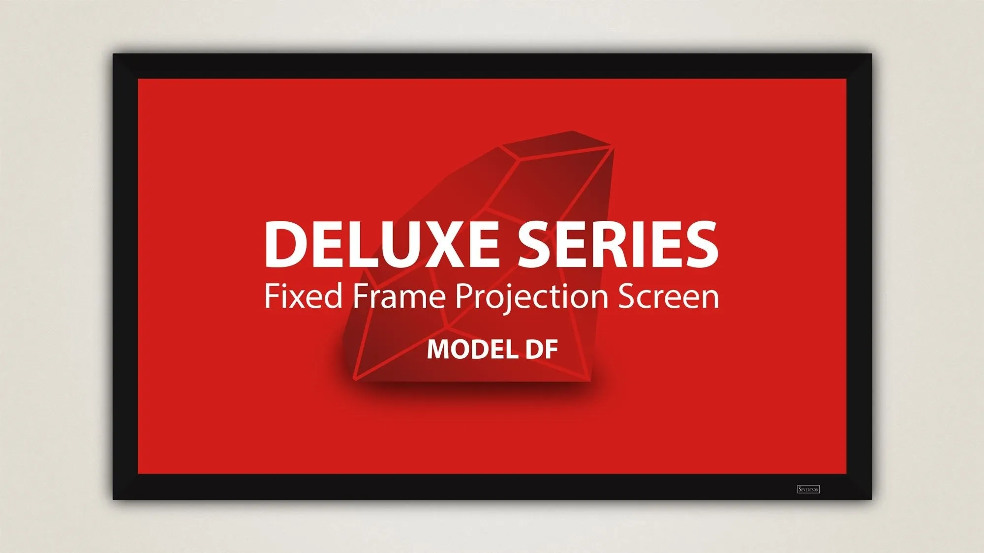 Stevertson Screens Deluxe Fixed Frame Series 400" (192.0" x 108.0") HDTV [16:9] DF169390BWMP