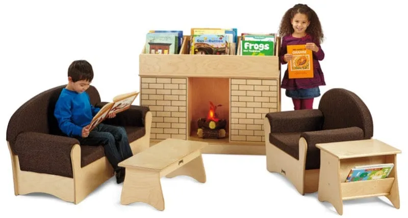 Storybook Fireplace Bookshelf