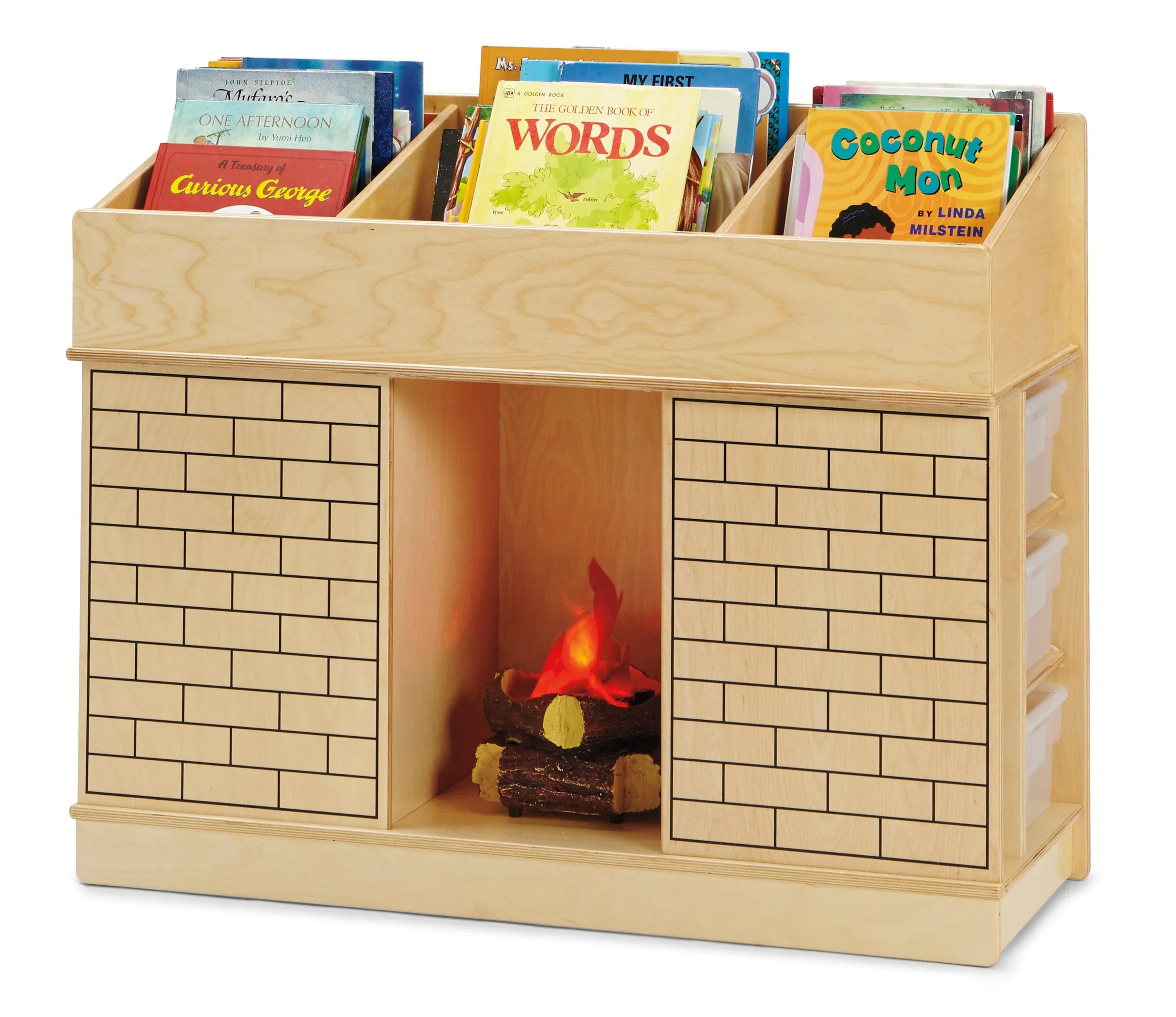 Storybook Fireplace Bookshelf