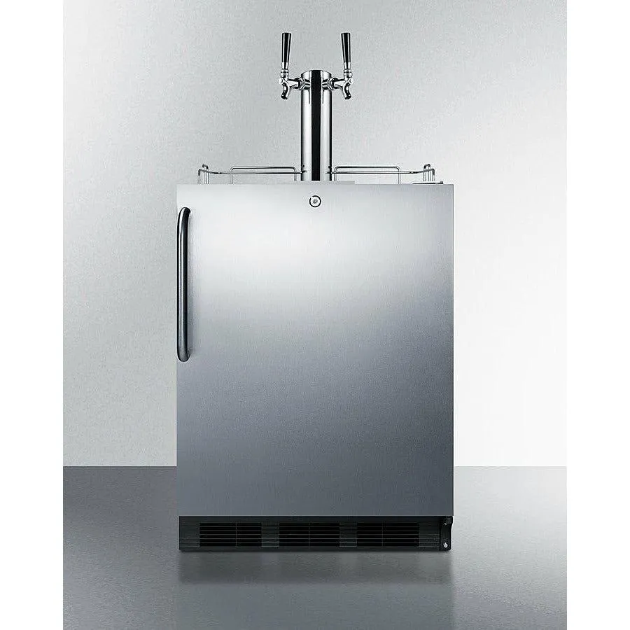 Summit 24 in. Wide Outdoor Kegerator, ADA Compliant - SBC54OSBIADA