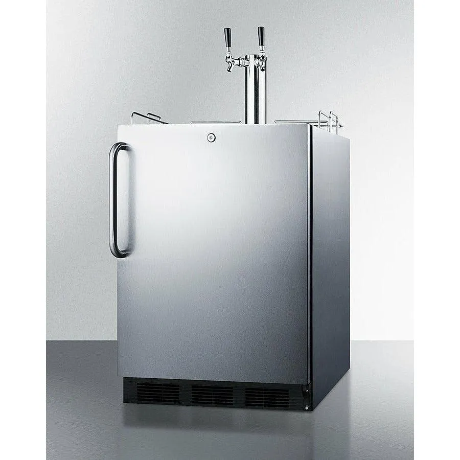 Summit 24 in. Wide Outdoor Kegerator, ADA Compliant - SBC54OSBIADA