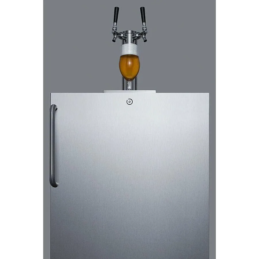 Summit 24 in. Wide Outdoor Kegerator, ADA Compliant - SBC54OSBIADA