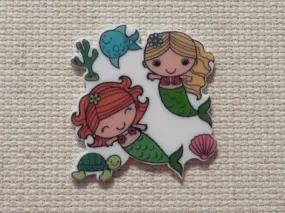 Swimming Mermaid Friends Needle Minder, Cover Minder, Magnet