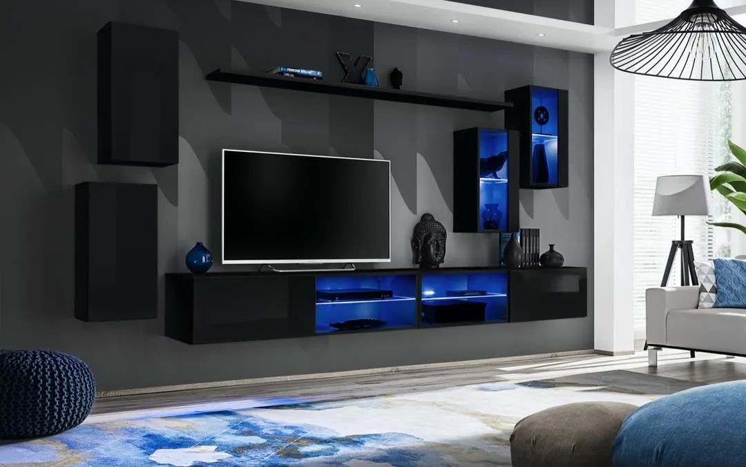 Switch XXV Wall Entertainment Unit For TVs Up To 75"