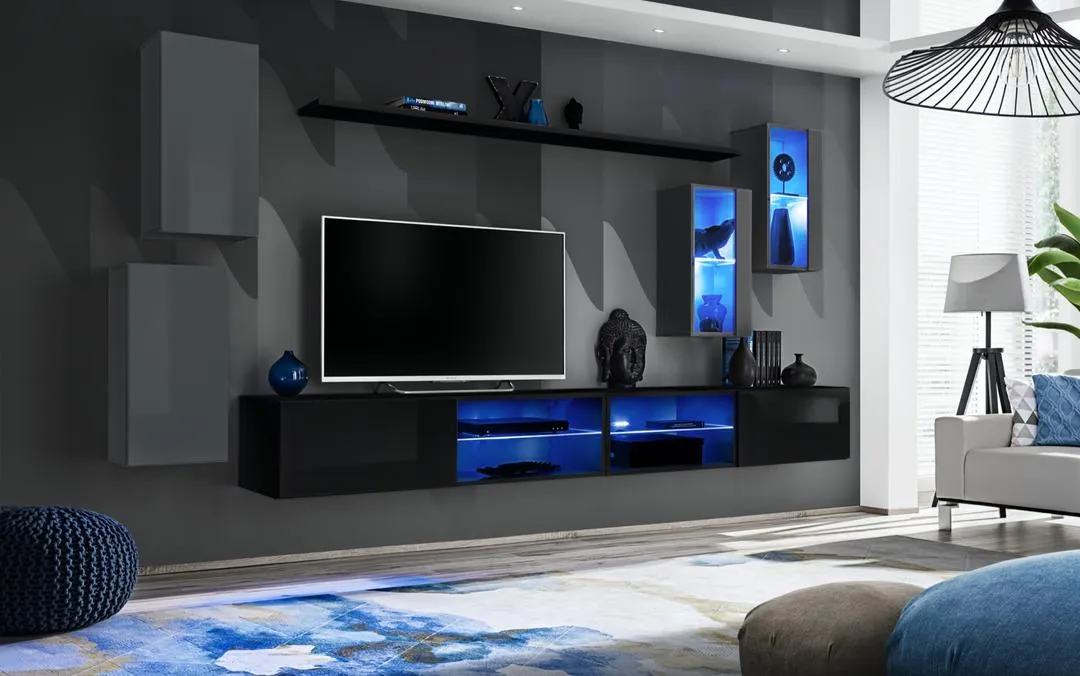 Switch XXV Wall Entertainment Unit For TVs Up To 75"