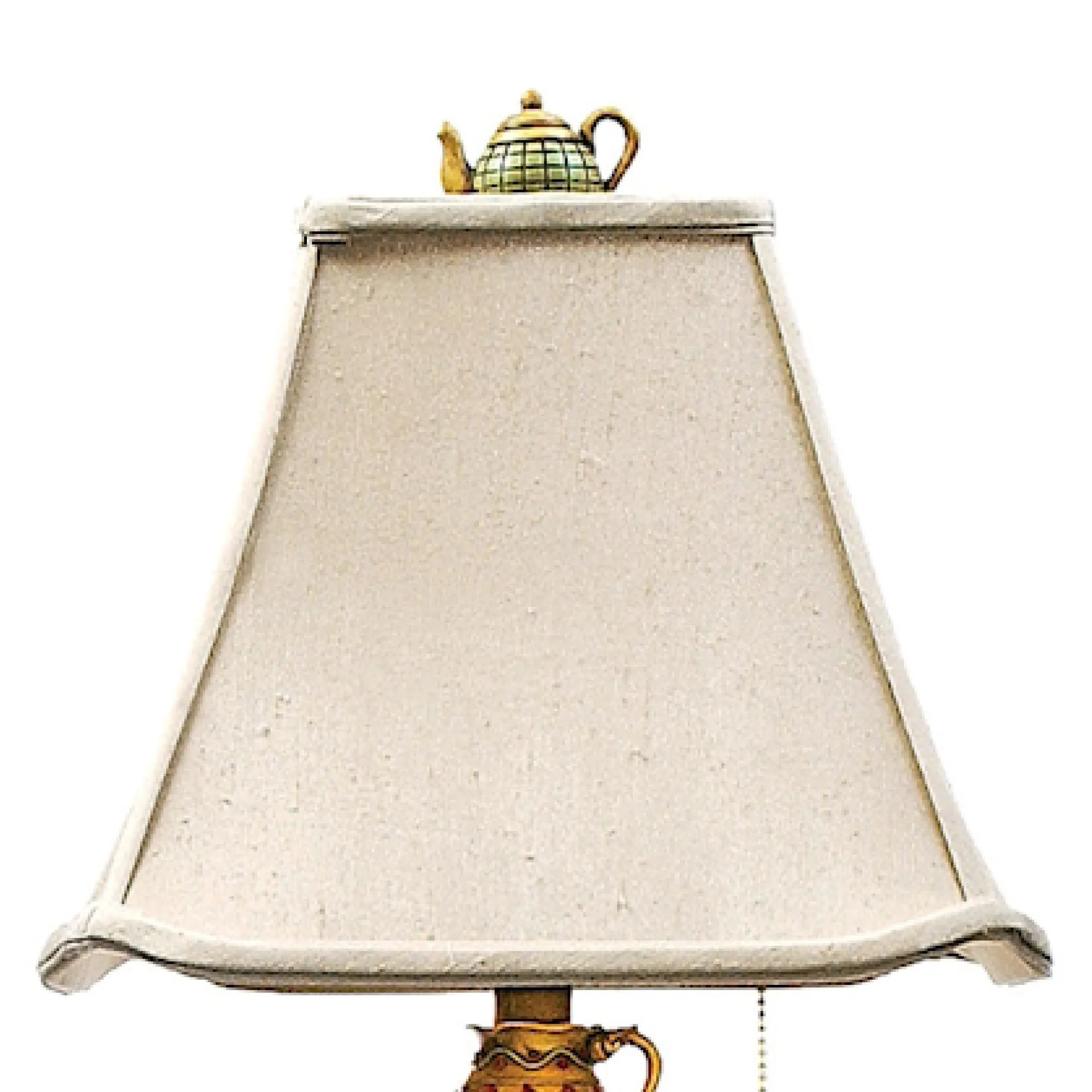 Tea Service 35" Table Lamp in Multicolor