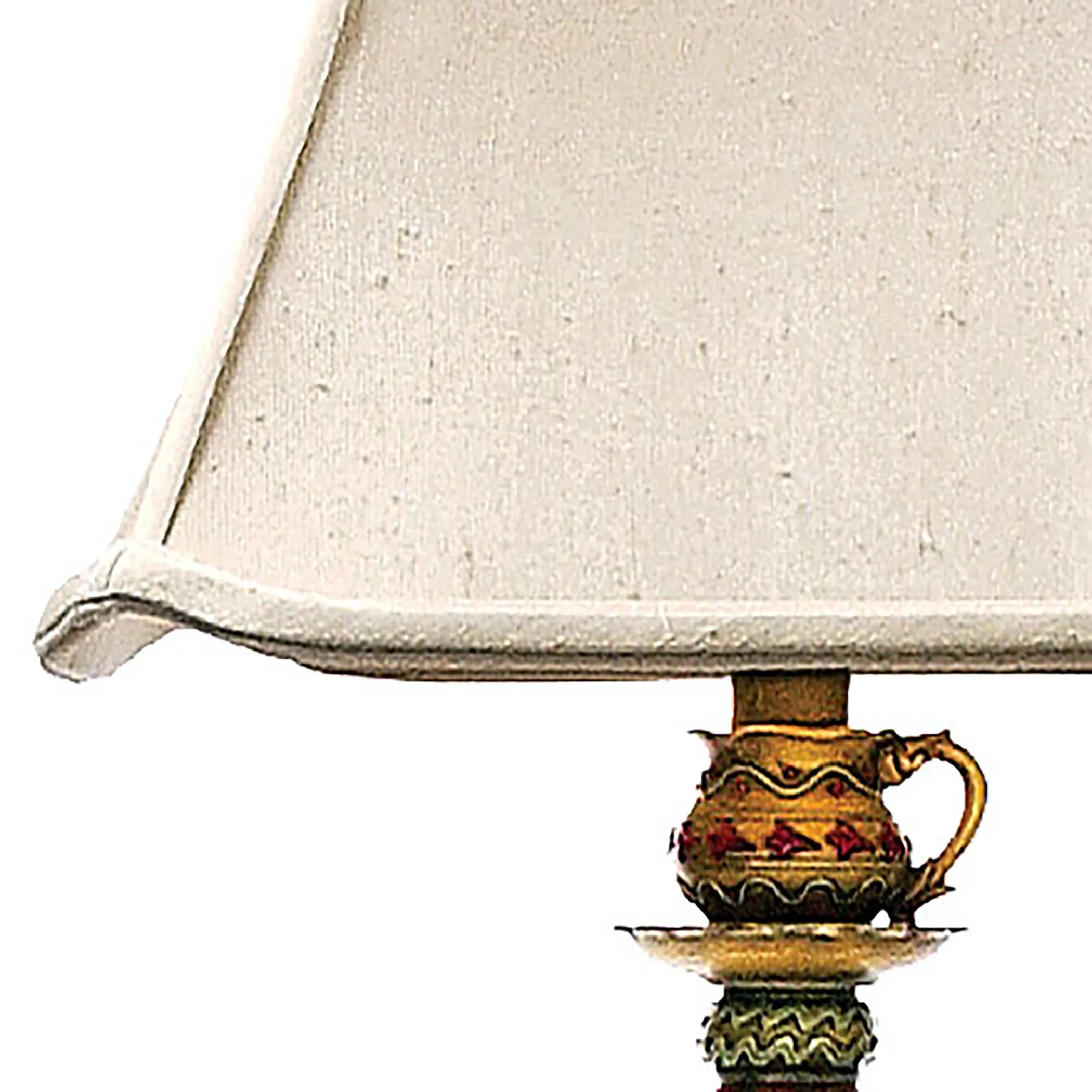 Tea Service 35" Table Lamp in Multicolor