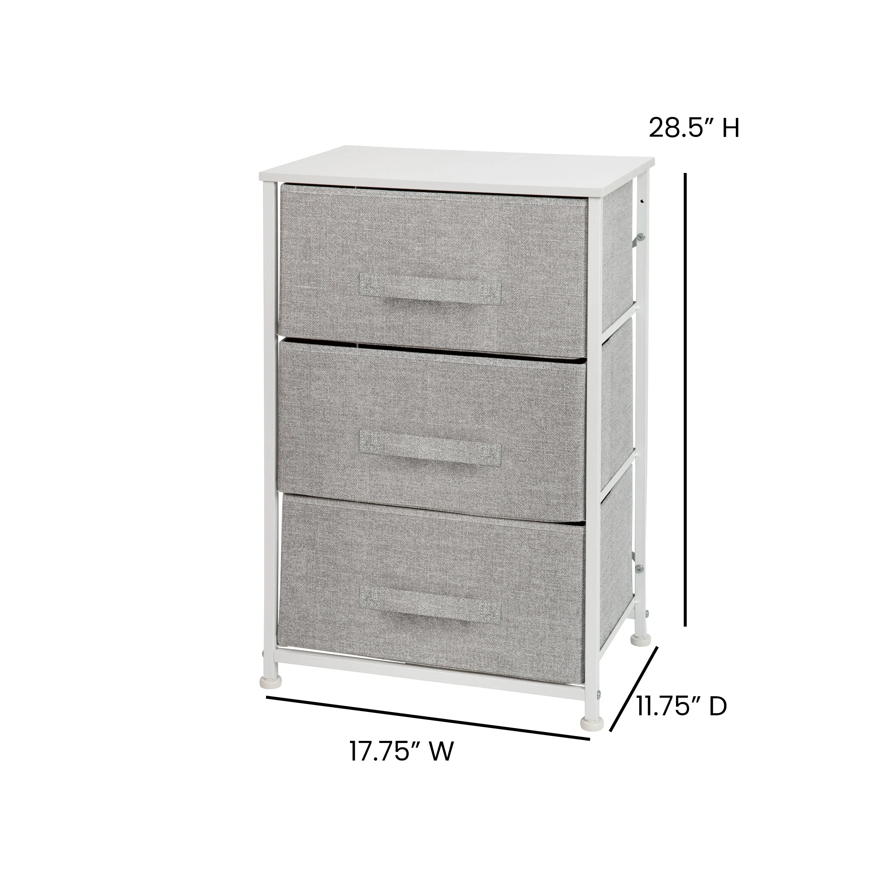 White/Gray Tall Organizer WX-5L20-X-WH-GR-GG