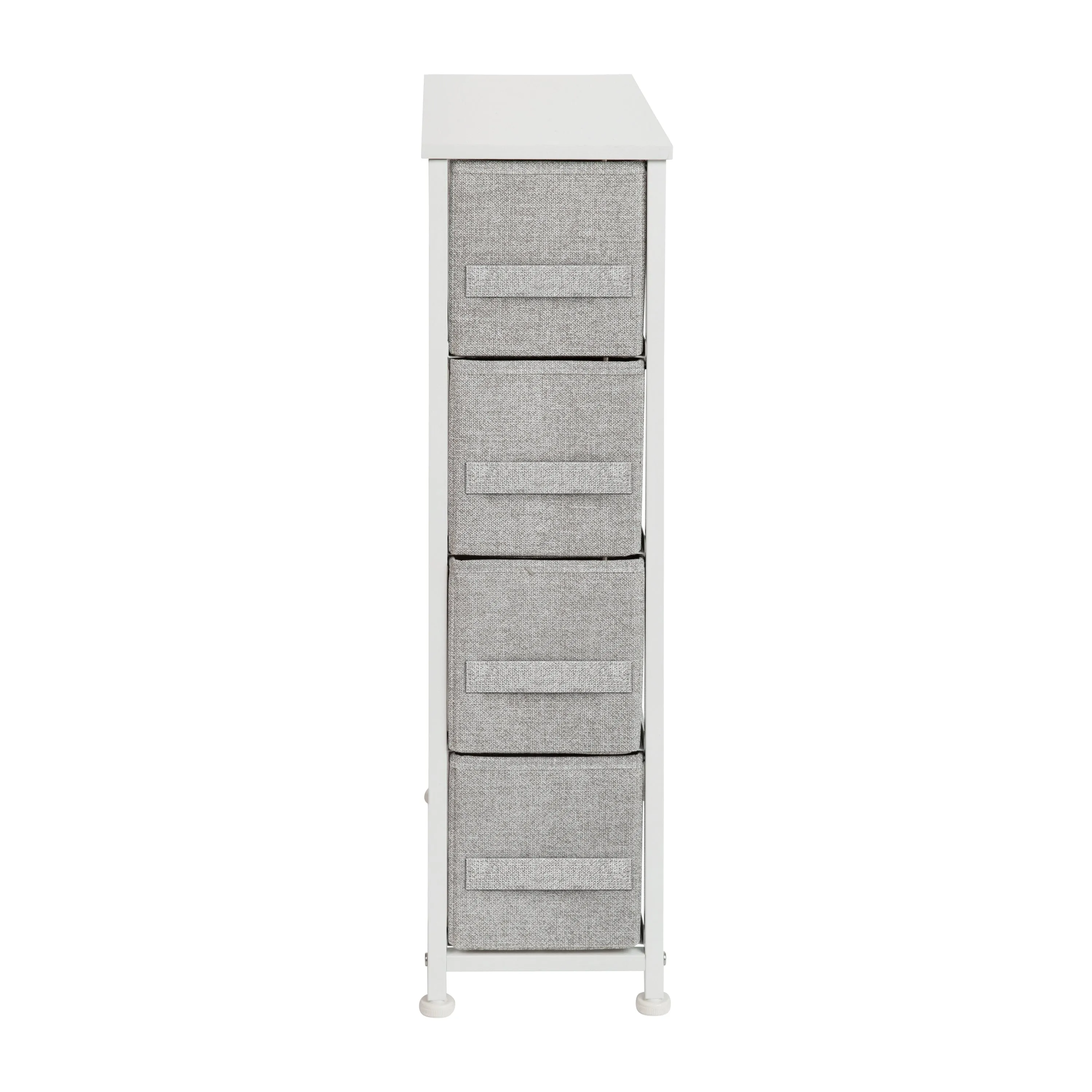 White/Gray Tall Organizer WX-5L203-WH-GR-GG