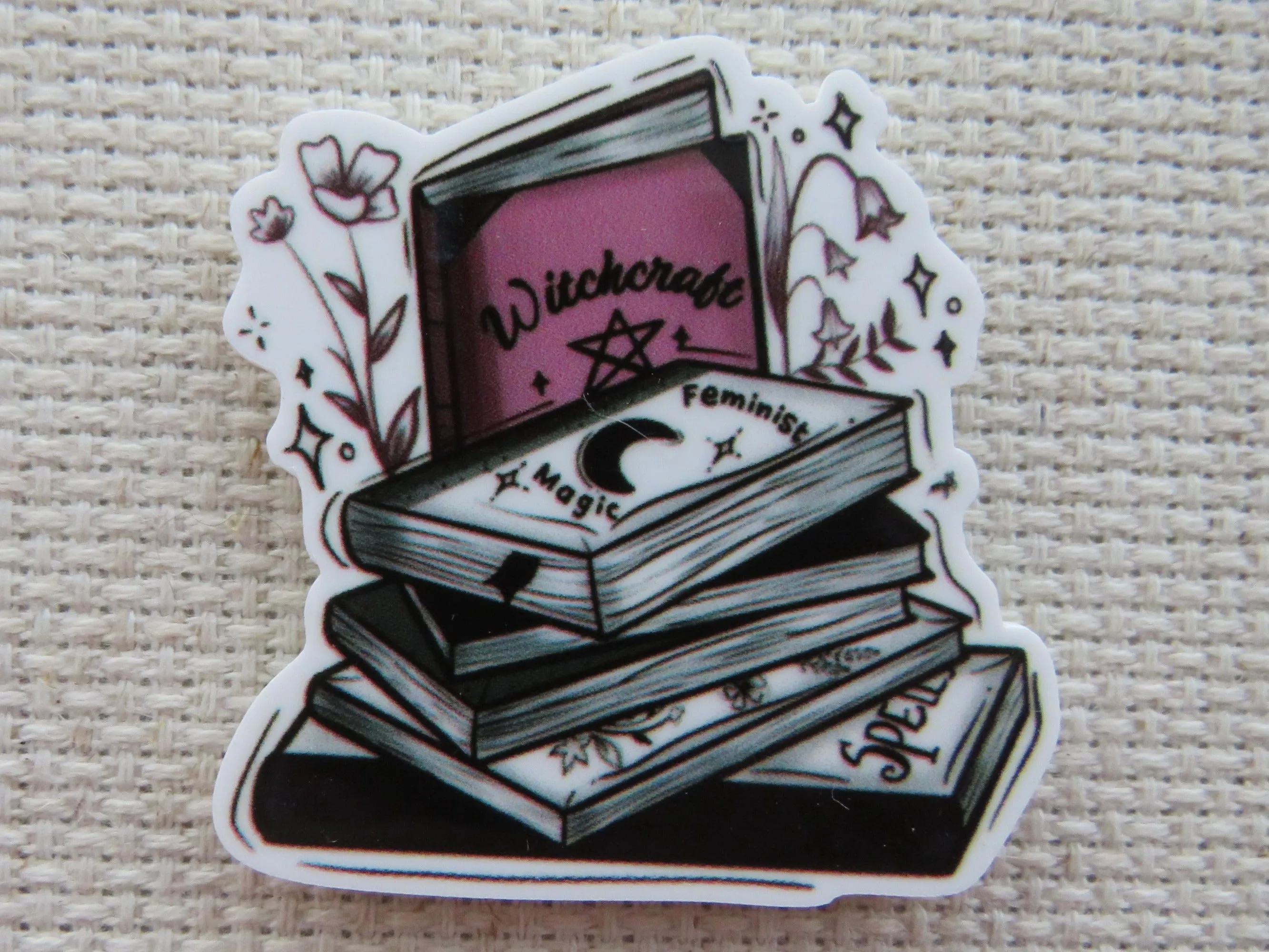 Witchcraft Books Needle Minder, Cover Minder, Magnet