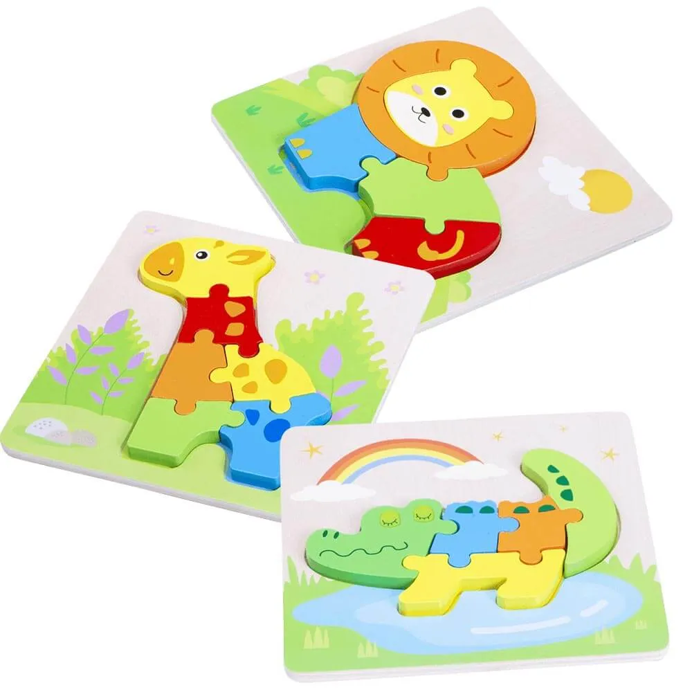 Wooden Kids Puzzle - Animal Puzzle