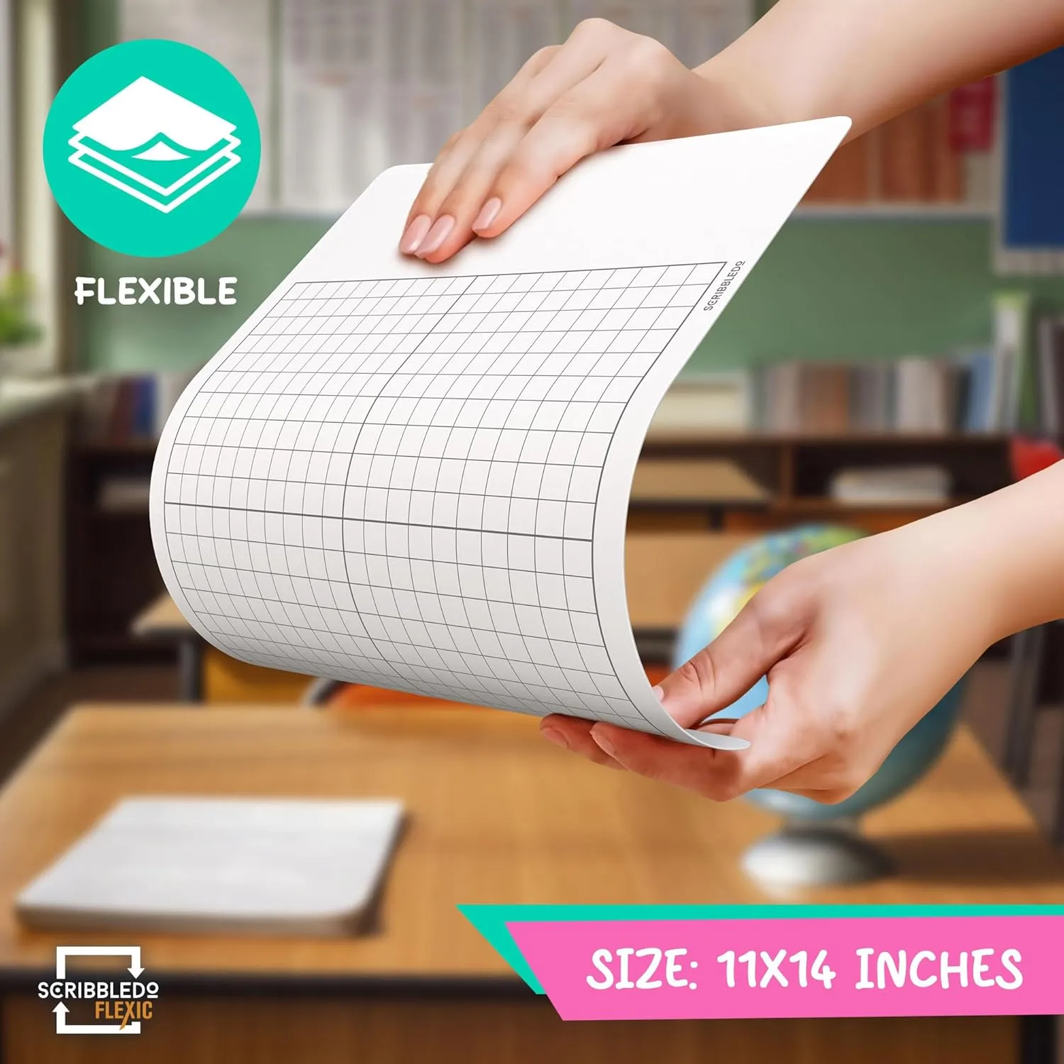 XY Graph Practice Flexic Sheet 11"x14" (10 pc)