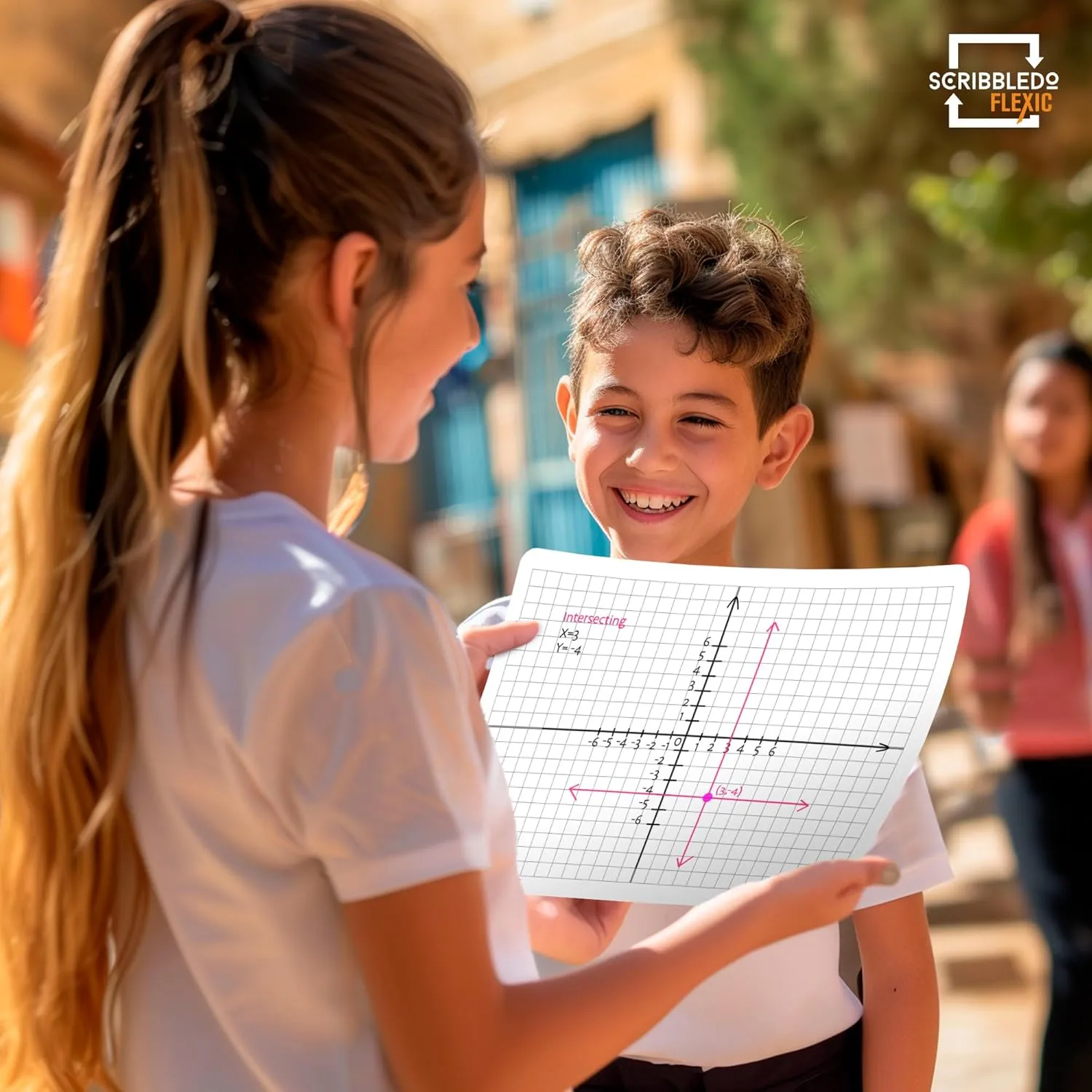 XY Graph Practice Flexic Sheet 9"x12" (10 pc)